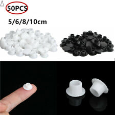 Pack Of 50 Multi-spec Screw Caps Covers Flush Type Plastic Hole Plugbutton Tops