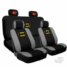 For Jeep Batman Deluxe Seat Covers And Classic Bam Logo Headrest Covers