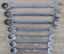 Mac Tools 7-piece Sae 12-point Ratcheting Combination Wrench Set