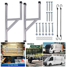 Pair Trailer Ladder Rack Side Mount For Enclosed Cargo Carriers Bars