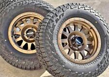 17x8.5 Method Mr304 Bronze Wheels Rims 2657017 At4w Tires Dodge Ram 1500 5x5.5