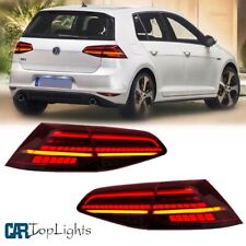 Led Tail Lights For 2015-17 Volkswagen Vw Golf 7 Mk7 Gti Sequential Turn Signal