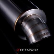 K-tuned Turndown Dolphin Tail Tip Universal Stainless Steel Muffler 2.5 Inlet
