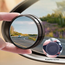 2 Pcs Wide Angle Blind Spot Mirror Rear View Convex Reverse