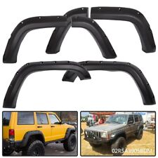 Textured Black Fender Flares Fit For Jeep Cherokee Xj4dr Sport Utility 84-2001
