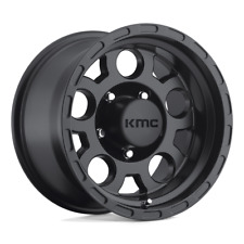Set Of 4 Kmc Km522 Enduro Wheels 16x9 6x5.5 Matte Black -12mm