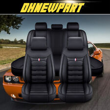 For Dodge Challenger Charger Leather Frontrear Car Seat Covers 5 Seats Full Set