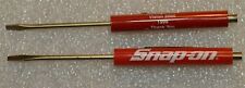 Snap-on Tools Pair Of Pocket Screwdrivers Vintage Old Antique New Old Stock 1
