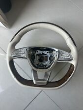 Three Spoke Steering Wheel Leather Wwood Mercedes S550 C217 15-17 Dirtworn