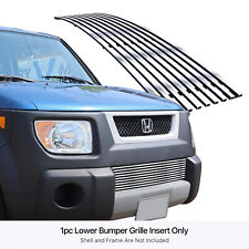 For 2003-2006 Honda Element Lower Bumper Stainless Chrome Billet Grille Insert
