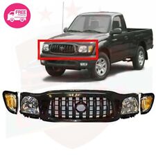 New Toyota Tacoma 2001-2004 Front Grille Black Headlamp Assembly Parking Light