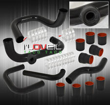 For 94-01 Integra B1618 Bolt On Turbo Fmic Piping Bov Flange Blackred Coupers