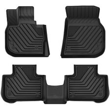 3pcs Floor Mats For 2018-2023 Bmw X3 Tpe All Weather Waterproof Anti-slip Liners