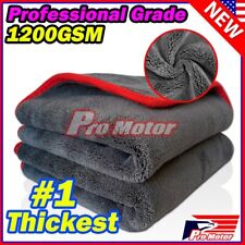 1200gsm Best Polishing Detailing Microfiber Cleaning Cloth Towel Car No Scratch