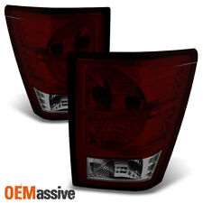 Fit 07-10 Jeep Grand Cherokee Dark Red Tail Lights Lr Side Replacement