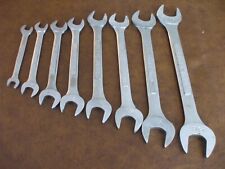 Craftsman 8 Pc. -v- Series Open End Combination Wrenches Usa