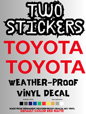 Toyota Logo Vinyl Stickers Various Sizes