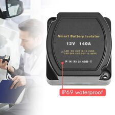 12v 140a Dual Battery Kit System Isolator Car Voltage Sensitive Relay For Utv Rv