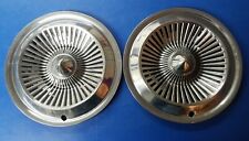 Two Vintage 1961 Dodge Coronet Polara 14 Hubcaps Wheel Covers Used. L6