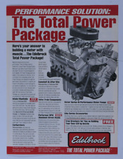 Edelbrock Total Power Package Vintage 1992 Original Print Ad 8.5 X 11