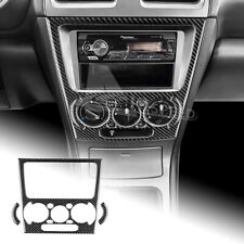 Carbon Fiber Black Center Control Console Cover Sticker For Subaru Impreza 05-07