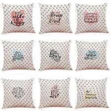 18 Leather Pattern Cotton Linen Throw Pillow Case Cushion Cover Home Decor