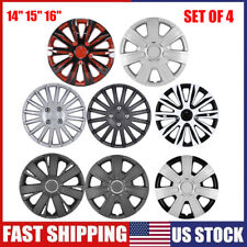 14 15 16 Set Of 4 Wheel Covers Snap On Full Hub Caps Tire Steel Rim Hubcaps