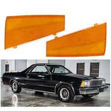 2 X Front Marker Light Set Fit For 1980 1981 Chevrolet El Camino Malibu