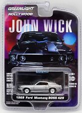 Greenlight Collectibles John Wick 1969 Ford Mustang Boss 429 Real Riders
