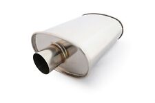 Yonaka T304 Polished Stainless Steel 2.5 High Flow Exhaust Performance Muffler