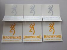 6 Browning Eyewear And Accessories Decals Can Be Trimmed For Just Buckmark