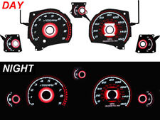 Usa Red Glow Gauge Face Overlay Fit For 91-95 Toyota Mr2 Sw20 Turbo Mr-2 Jdm