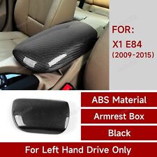 For Bmw X1 E84 2009-2015 Abs Carbon Fiber Texture Center Console Armrest Cover