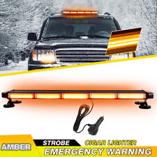 168 Led Emergency Light Bar Rooftop 360 Strobe Double Side Warning Light Amber