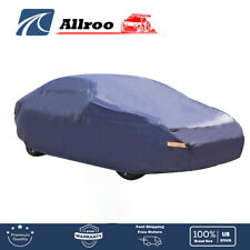 7 Layers Full Car Cover Waterproof Dark Blue Peva Wnon-abrasive Cotton Lining