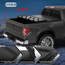 Hard Truck Tonneau Cover For 2004-2008 Ford F150 5.5 Bed W Led Lamp 3-fold