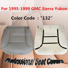 For 1995-1999 Gmc Tahoe Driver Passenger Bottom Seat Cover Gray Foam Cushion