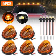 5pcs For 73-87 Chevy Gmc Ck Series Roof Top Cab Lights Amber Marker 194 Led