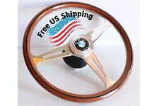 Steering Wheel Fits For Bmw Vintage Wood Luisi E10 2002 1502 1602 1802 65-76