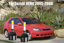 Led For Suzuki Reno 2005-2008 Headlight Kit H7 6000k White Cree Bulbs Low Beam