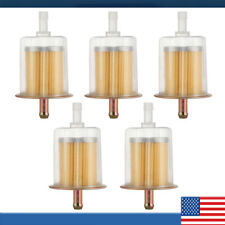 5pc 38 Fuel Filters Industrial High Performance Inline Gas Fuel Line Universal