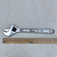 Snap On 12 Adjustable Blue Point Cresent Wrench Used Tool Forged Usa
