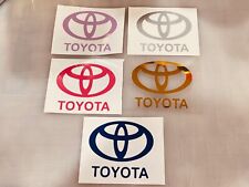 Toyota Logo Vinyl Decal Many Sizes Colors Buy 2 Get 1 Free Free Ship