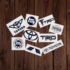 9-sticker Pack Toyota Logo Car Vinyl Decal Toyota Bumper Sticker Trd