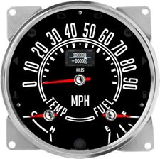 Speedhut 5-12 Cj Jeep Gps Speedometer Cluster 90mph - Speedo Fuel Level Temp
