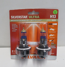 Sylvania Silverstar Ultra H13 9008 High Performance Headlight Bulbs - New