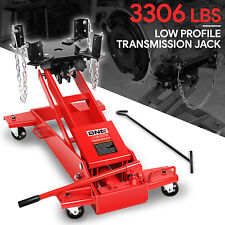 0.5 Ton 2 Stage Hydraulic Transmission Jack Car Lift Hoist W Swivel Wheels