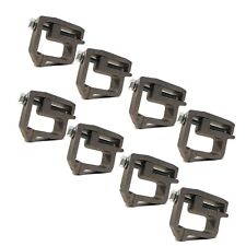 Pack Of 8 Aluminum Truck Cap Mounting Clamps For Tite-lok Tl2002 Topper Mount