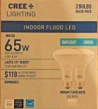 2 Light Bulbs Cree Indoor Flood Led Br30 65w 8.5 W Dimmable 2700k Or 5000k
