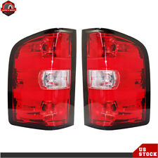 Pair Tail Lights Lamps For 2007-2013 Chevy Silverado 1500 2500 3500 Hd Lhrh